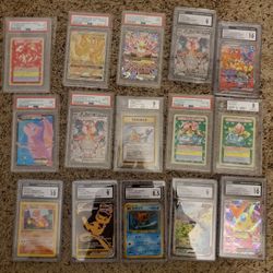 MINT GRADED CARDS COLLECTION ( OFFERS???