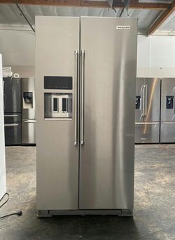 KitchenAid Side by Side Refrigerator Stainless Steel