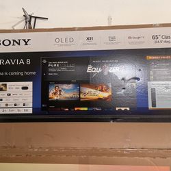 65” Sony Smart 4k Oled Bravia 8 TV 