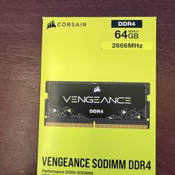 Corsair Vengeance DDR4 SODIMM 64GB (2×32GB) 2666MHz Laptop Memory RAM