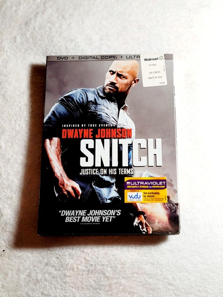 Snitch DVD (2013) W/ Slipcover 