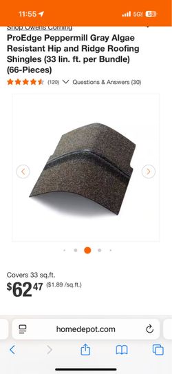 Hip and Ridge Roofing Shingles cap
