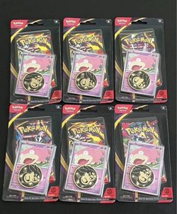 6 Pokémon pitch black single pack blisters