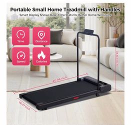 Portable Home Treadmill with Handles