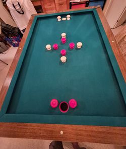 Vintage 1970 Bumper Pool Table