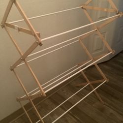 Wooden Collapsible Dryer Rack