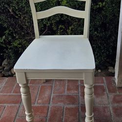 Pottery Barn White Chair
