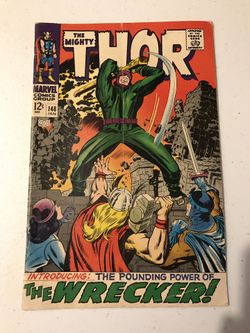 THOR #148 *1968* (first appearance of the wrecker) RARE / KEY ISSUE (first series)