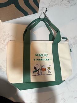 Starbucks snoopy tote bag