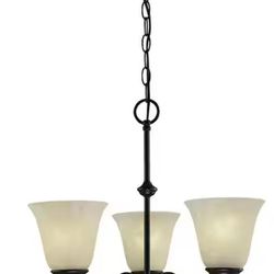 Hammond 3-Light Antique Bronze Interior Chandelier