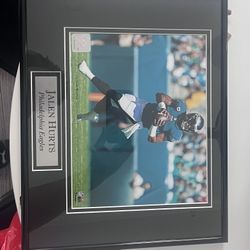 11x 14 Inch Jalen Hurts Framed Photo