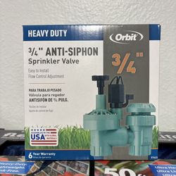 Orbit 3/4” Sprinkler Valves .  Have More In Stock 