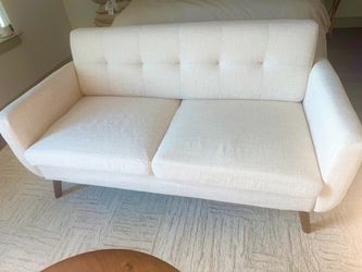 Brand New Beige Mid-Century Modern Loveseat – $200