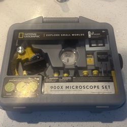 National geographic 900x microscope set