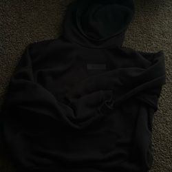 New Black Essential Hoodie For Sale