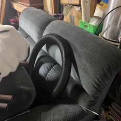 Twin Loveseat, Dual Recliner With middle cupholder wooden