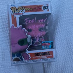 signed Dodoria funko