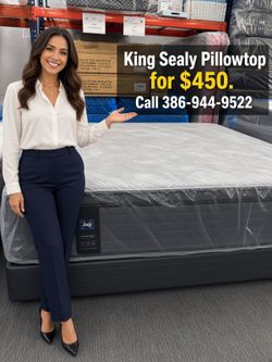 Labor Day King Sealy Pillow Top Mattress Sale