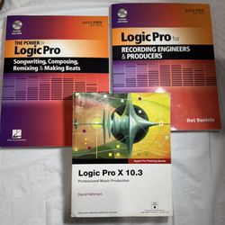 Logic Pro Books Bundle – 3 Books (Great for Producers & Beginners)