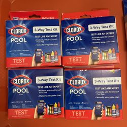 Clorox Pool&Spa 3-Way Test Kit pH, Chlorine, or Bromine 4.8 ounces