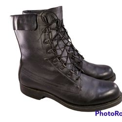 NEW ADDISON SHOE CO COMBAT  ASSAULT TACTICAL ARMY MILITARY BOOTS LATE 80S 10.5 D ** Price Is Firm 