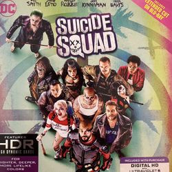 DC’s SUICIDE SQUAD (4K Ultra HD + Blu-Ray-2016)