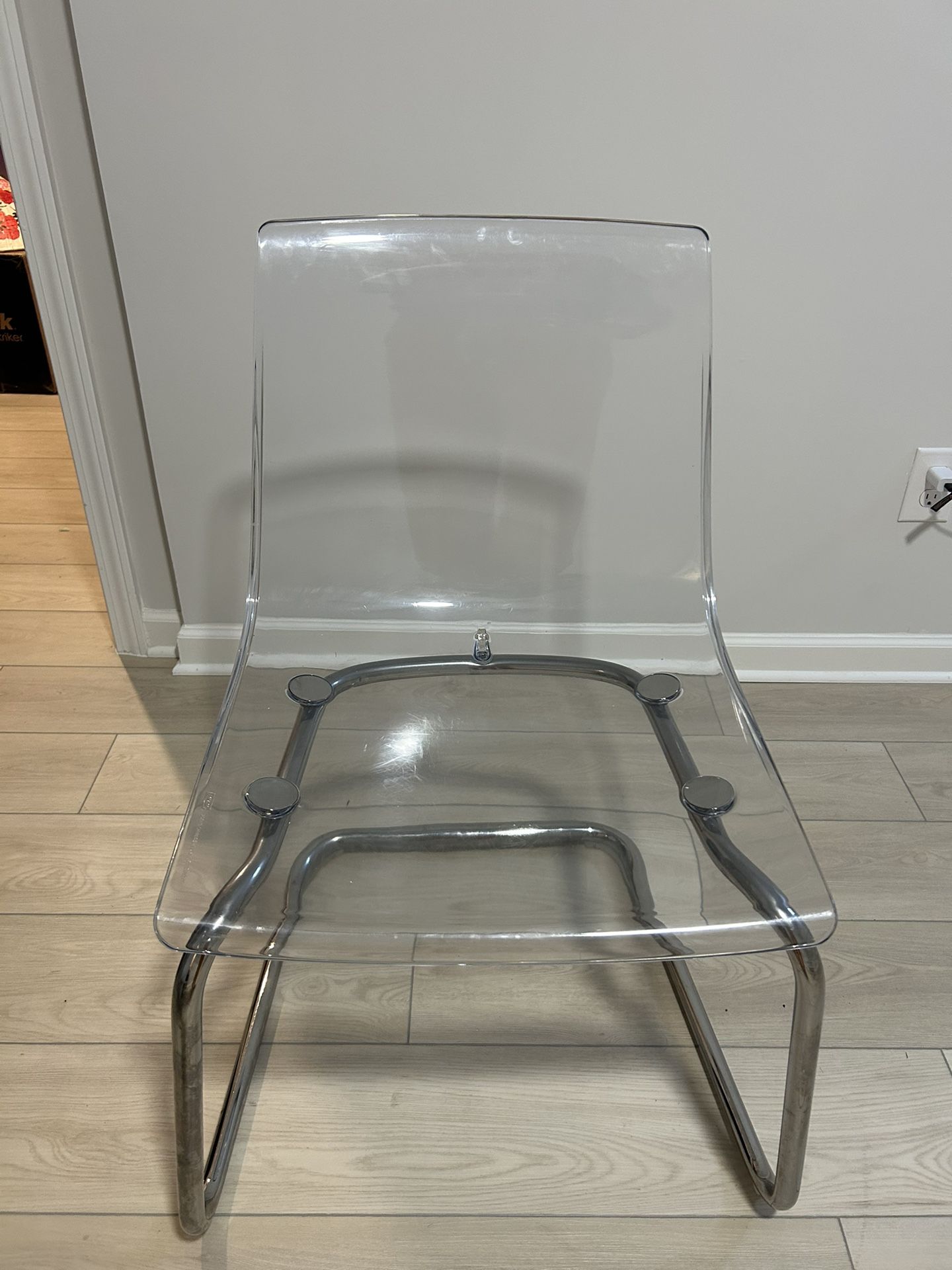 MOVING SALE: IKEA Clear Tobias Chair
