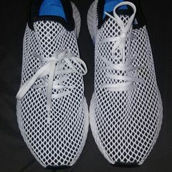 Adidas Deerupt Running Shoes White/Black Size 11