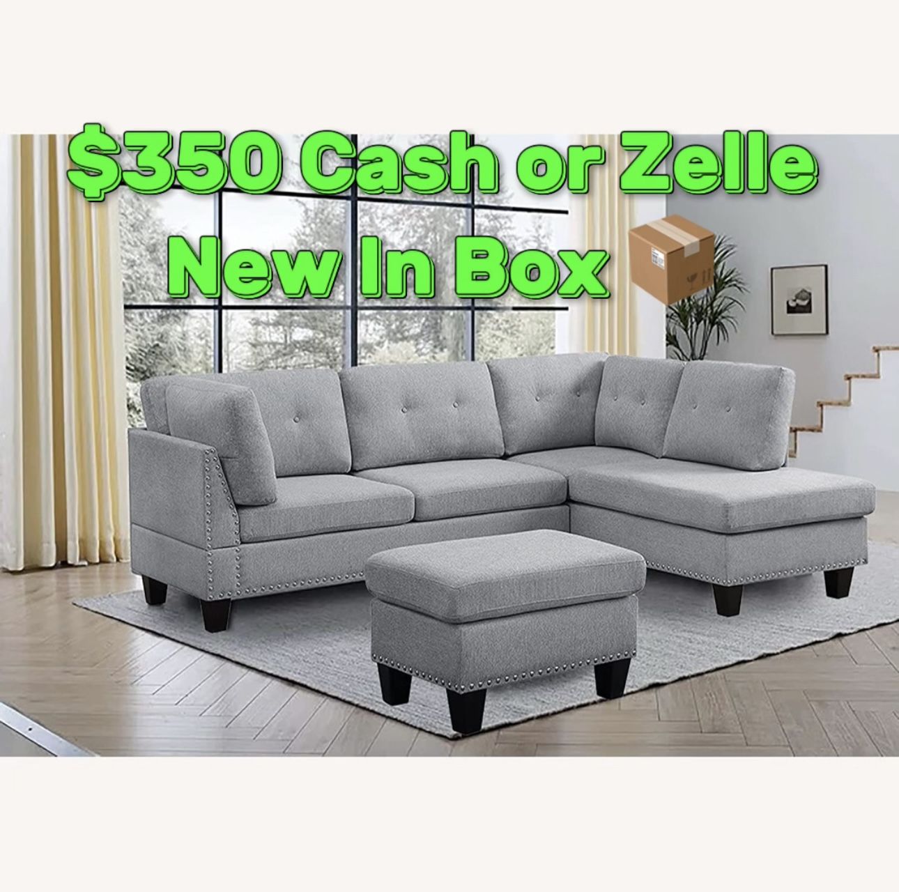 Ottoman & Couch 🛋️ Brand New In Box 📦 