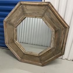 Wooden Mirror 