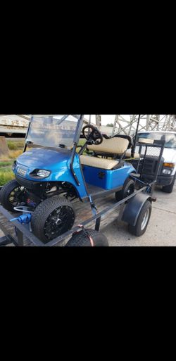 Golf Cart w/ Led Lights many extras