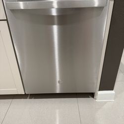 GE Dishwasher - 24 Inch Top Control Stainless Steel