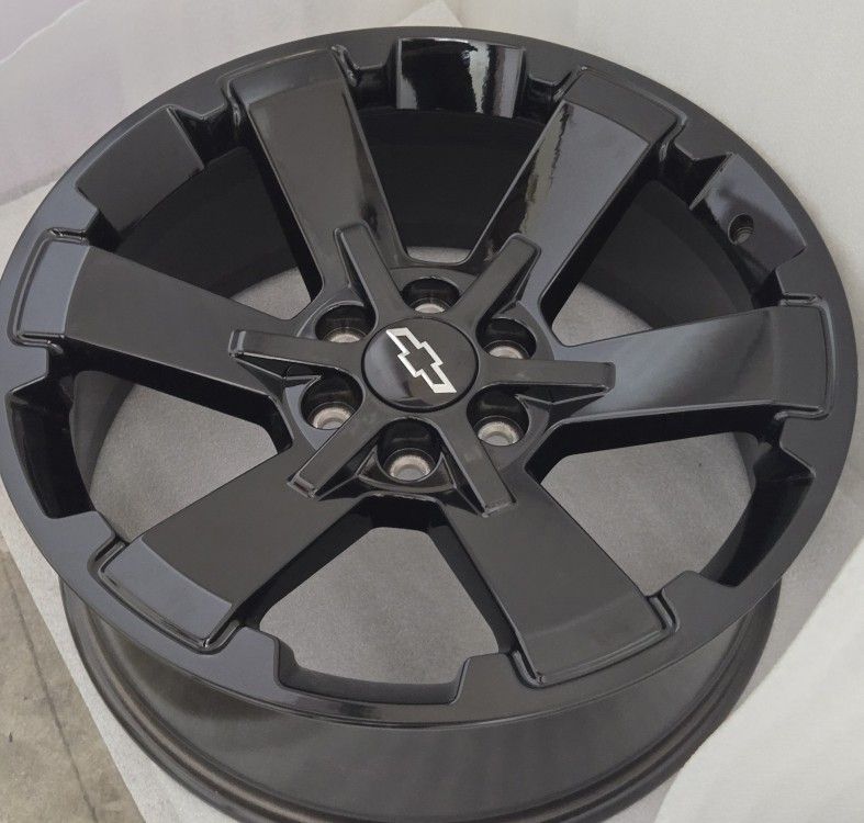 OEM Black 22" Chevy Silverado Tahoe Suburban Wheels Rims
