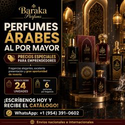 Perfumes Arabes Al Mayoreo