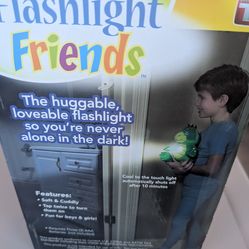 Flashlight Friends Green Dinosaur Night Light Plush