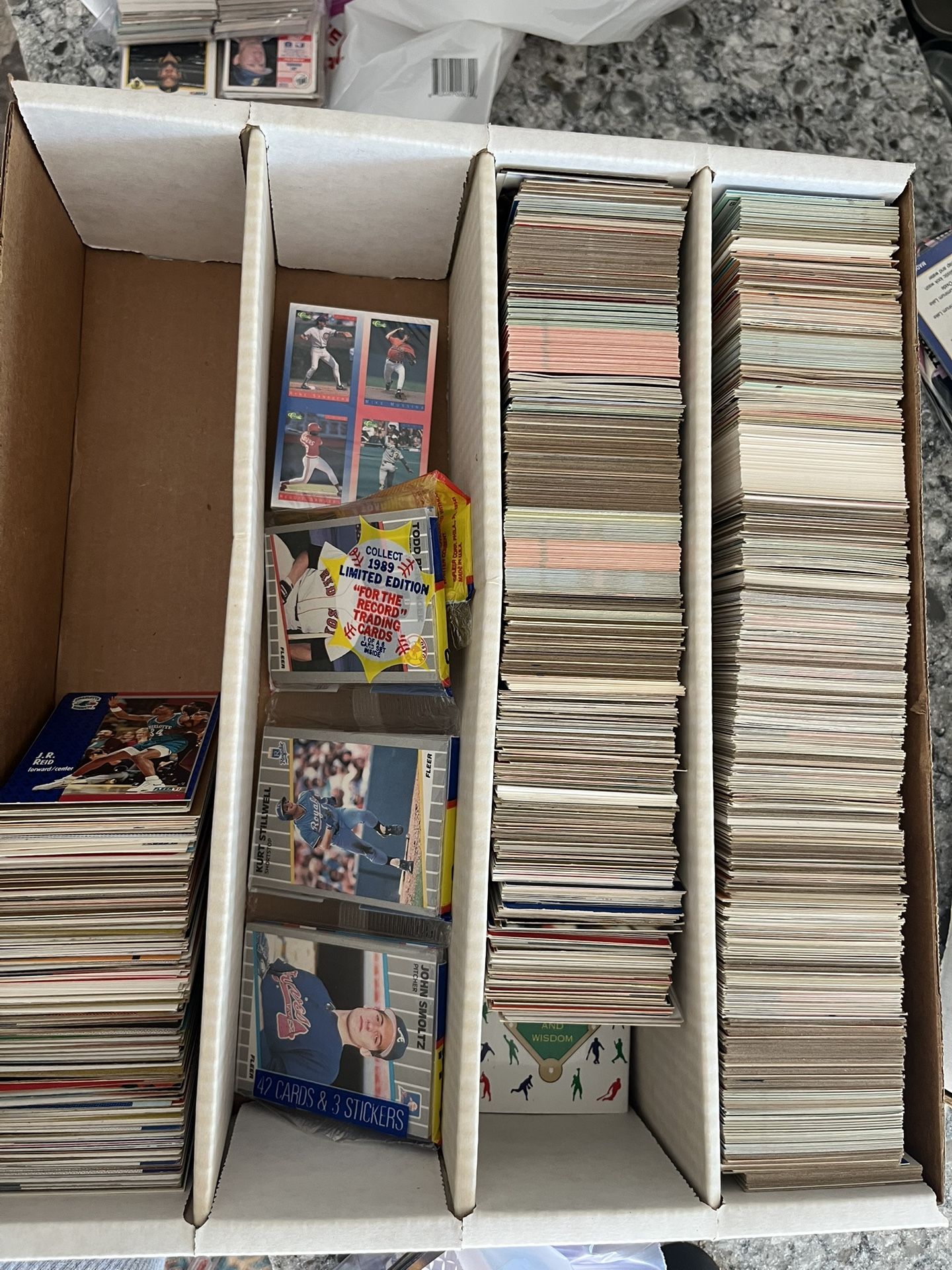 Half Box Of Sports Cards
