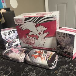 SEALED NEW Pokémon White Flare ETB, Booster B(2) && Mini Tin(2)