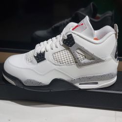 Air Jordan 4 White Cement 