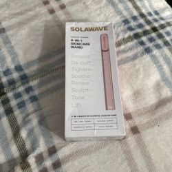 SOLAWAVE 4-1 Skincare Wand Brand New Sealed, Rose Gold Color