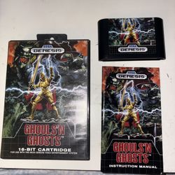Ghouls'n Ghosts Sega Genesis Complete