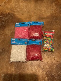 Pony Beads Lot – 5 Bags Mixed Colors brand newborn