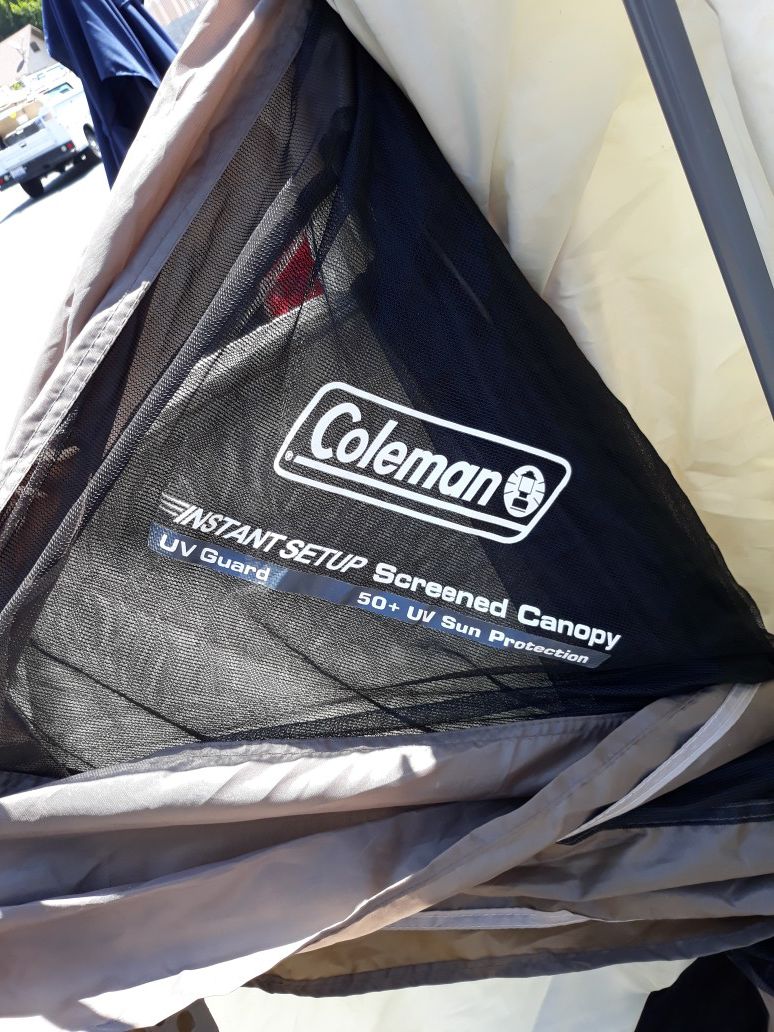 Brand New Coleman Instant Setup Screened Canopy