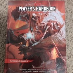 Dungeons & Dragons Players Handbook + Folder Of Character Sheets