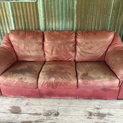 Leather Couch! 3 Seats!