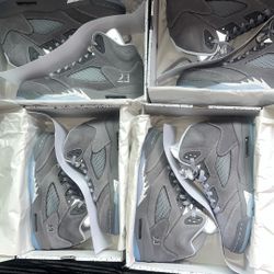 Wolf Grey Jordan 5s