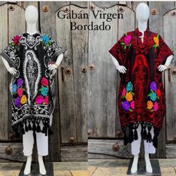 Gorgeous Embroidered Virgin Ponchos🌺🌼 Hermosas Capas Bordadas, Frida 