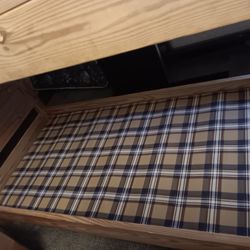 Wood Bunk Bed With Matress