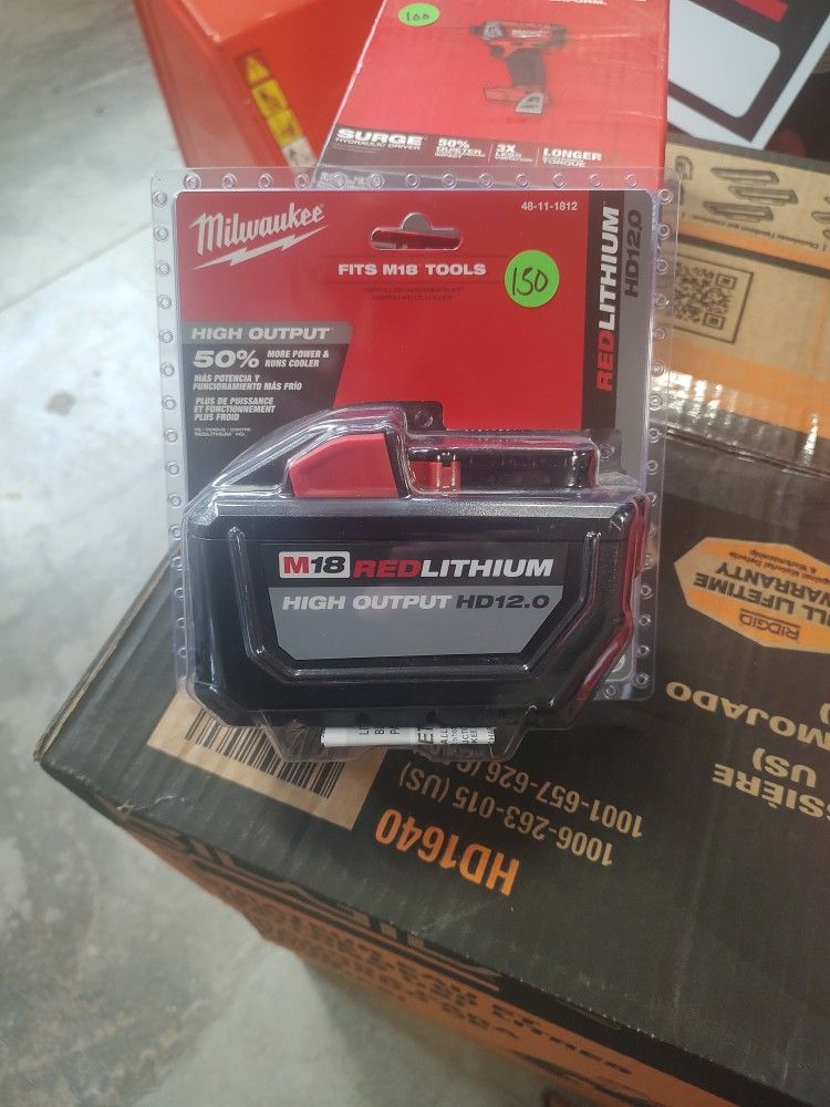 Milwaukee M18 High Output Hd12.0 Battery 