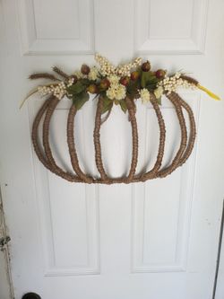 Thanksgiving  DOOR  Wreath. 
