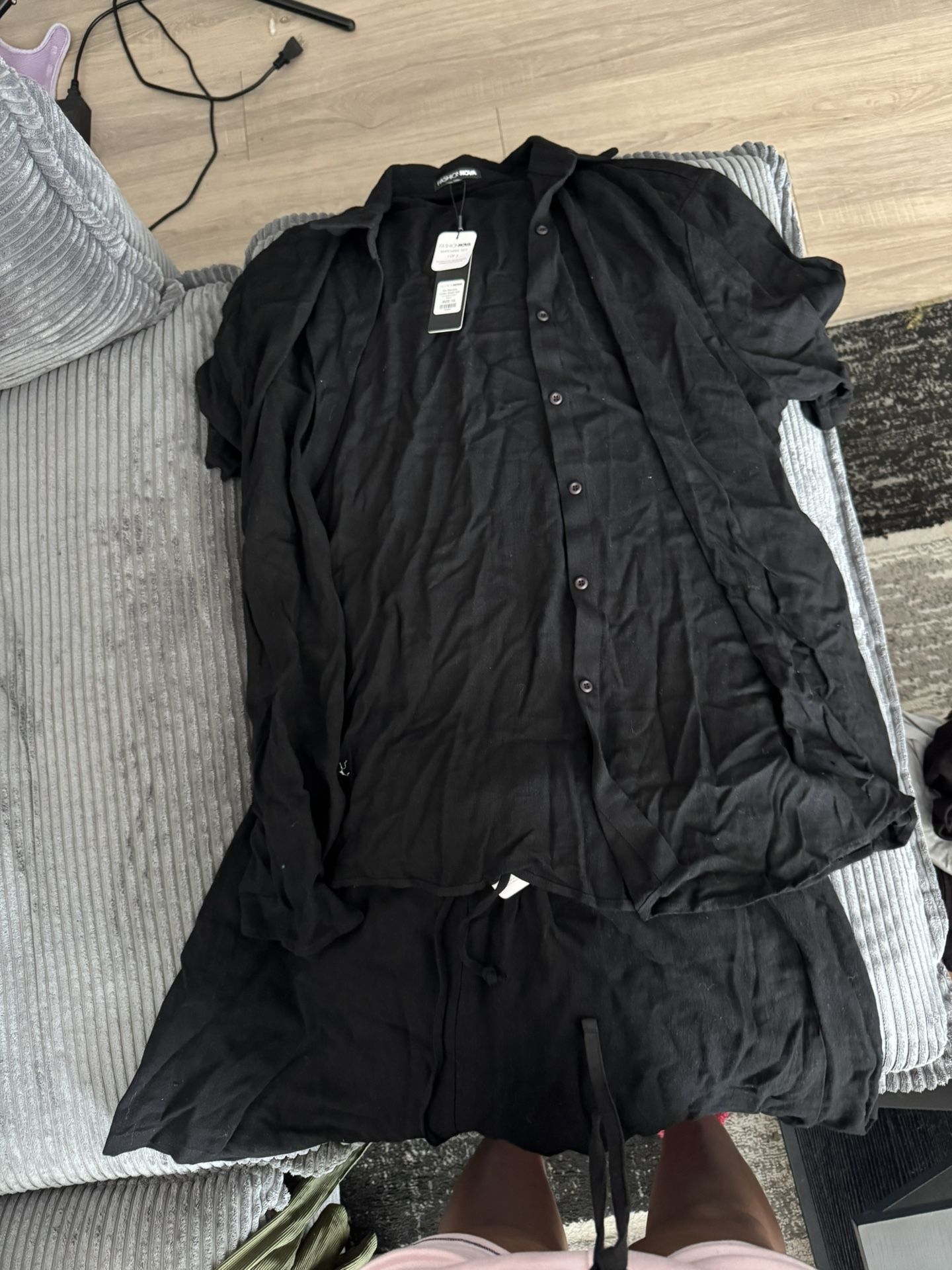 Fashion nova Ladies Linen set 1X-$20